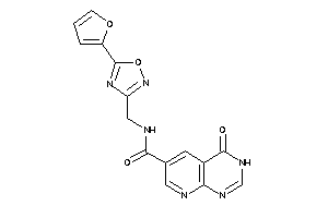 N-[[5-(2-furyl)-1,2,4-oxadiazol-3-yl]methyl]-4-keto-3H-pyrido[2,3-d]pyrimidine-6-carboxamide
