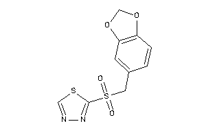 2-piperonylsulfonyl-1,3,4-thiadiazole