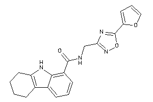 N-[[5-(2-furyl)-1,2,4-oxadiazol-3-yl]methyl]-6,7,8,9-tetrahydro-5H-carbazole-1-carboxamide