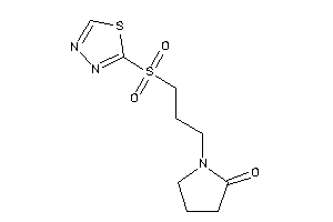 1-[3-(1,3,4-thiadiazol-2-ylsulfonyl)propyl]-2-pyrrolidone