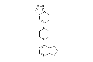 6-[4-(6,7-dihydro-5H-cyclopenta[d]pyrimidin-4-yl)piperazino]-[1,2,4]triazolo[3,4-f]pyridazine