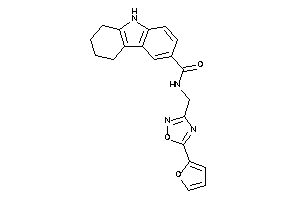 N-[[5-(2-furyl)-1,2,4-oxadiazol-3-yl]methyl]-6,7,8,9-tetrahydro-5H-carbazole-3-carboxamide