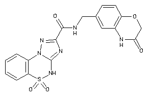 Diketo-N-[(3-keto-4H-1,4-benzoxazin-6-yl)methyl]BLAHcarboxamide