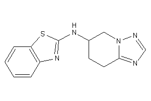 1,3-benzothiazol-2-yl(5,6,7,8-tetrahydro-[1,2,4]triazolo[1,5-a]pyridin-6-yl)amine