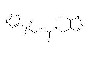 1-(6,7-dihydro-4H-thieno[3,2-c]pyridin-5-yl)-3-(1,3,4-thiadiazol-2-ylsulfonyl)propan-1-one