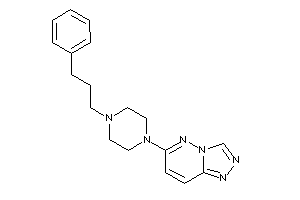 6-[4-(3-phenylpropyl)piperazino]-[1,2,4]triazolo[3,4-f]pyridazine