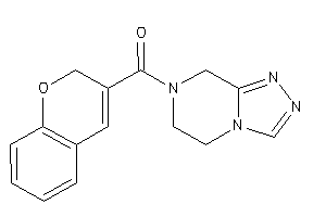 2H-chromen-3-yl(6,8-dihydro-5H-[1,2,4]triazolo[4,3-a]pyrazin-7-yl)methanone