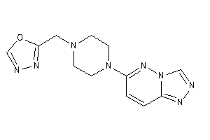 2-[[4-([1,2,4]triazolo[3,4-f]pyridazin-6-yl)piperazino]methyl]-1,3,4-oxadiazole