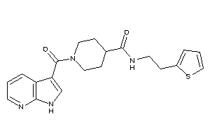 1-(1H-pyrrolo[2,3-b]pyridine-3-carbonyl)-N-[2-(2-thienyl)ethyl]isonipecotamide