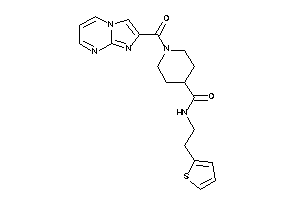 1-(imidazo[1,2-a]pyrimidine-2-carbonyl)-N-[2-(2-thienyl)ethyl]isonipecotamide