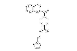 1-(2H-chromene-3-carbonyl)-N-[2-(2-thienyl)ethyl]isonipecotamide