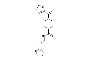 1-(isothiazole-4-carbonyl)-N-[2-(2-thienyl)ethyl]isonipecotamide