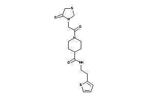 1-[2-(4-ketothiazolidin-3-yl)acetyl]-N-[2-(2-thienyl)ethyl]isonipecotamide