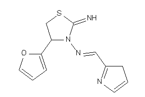 Image of [4-(2-furyl)-2-imino-thiazolidin-3-yl]-(3H-pyrrol-2-ylmethylene)amine