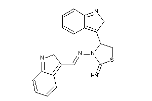 [2-imino-4-(2H-indol-3-yl)thiazolidin-3-yl]-(2H-indol-3-ylmethylene)amine