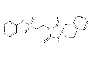 2-(2,5-diketospiro[imidazolidine-4,2'-tetralin]-1-yl)ethanesulfonic Acid Phenyl Ester