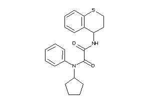 N'-cyclopentyl-N'-phenyl-N-thiochroman-4-yl-oxamide