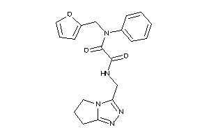 N-(6,7-dihydro-5H-pyrrolo[2,1-c][1,2,4]triazol-3-ylmethyl)-N'-(2-furfuryl)-N'-phenyl-oxamide