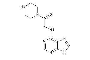 1-piperazino-2-(9H-purin-6-ylamino)ethanone