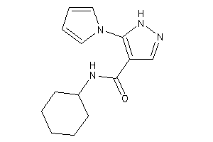 N-cyclohexyl-5-pyrrol-1-yl-1H-pyrazole-4-carboxamide