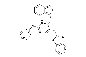 N-[2-(2,3-dihydro-1,3-benzothiazol-2-ylamino)-1-(2H-indol-3-ylmethyl)-2-keto-ethyl]carbamic Acid Phenyl Ester