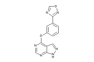 3-[3-(1H-pyrazolo[3,4-d]pyrimidin-4-yloxy)phenyl]-1,2,4-oxadiazole