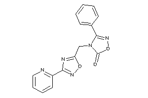 3-phenyl-4-[[3-(2-pyridyl)-1,2,4-oxadiazol-5-yl]methyl]-1,2,4-oxadiazol-5-one