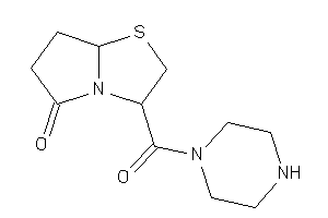 3-(piperazine-1-carbonyl)-3,6,7,7a-tetrahydro-2H-pyrrolo[2,1-b]thiazol-5-one