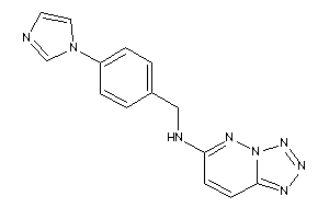 (4-imidazol-1-ylbenzyl)-(tetrazolo[5,1-f]pyridazin-6-yl)amine