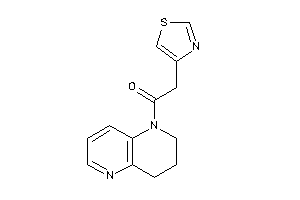 1-(3,4-dihydro-2H-1,5-naphthyridin-1-yl)-2-thiazol-4-yl-ethanone