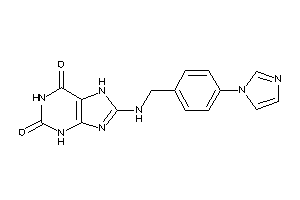 8-[(4-imidazol-1-ylbenzyl)amino]-7H-xanthine