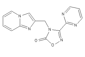 Image of 4-(imidazo[1,2-a]pyridin-2-ylmethyl)-3-(2-pyrimidyl)-1,2,4-oxadiazol-5-one
