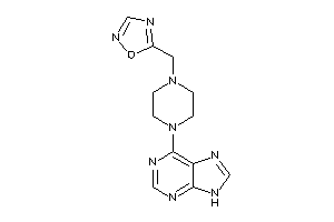 5-[[4-(9H-purin-6-yl)piperazino]methyl]-1,2,4-oxadiazole