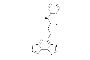 N-(2-pyridyl)-2-thieno[2,3-e][1,3]benzothiazol-5-yloxy-acetamide