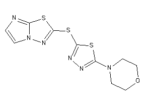 4-[5-(imidazo[2,1-b][1,3,4]thiadiazol-2-ylthio)-1,3,4-thiadiazol-2-yl]morpholine