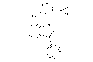 (1-cyclopropylpyrrolidin-3-yl)-(3-phenyltriazolo[4,5-d]pyrimidin-7-yl)amine