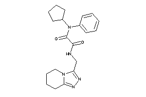 N'-cyclopentyl-N'-phenyl-N-(5,6,7,8-tetrahydro-[1,2,4]triazolo[4,3-a]pyridin-3-ylmethyl)oxamide