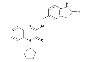 N'-cyclopentyl-N-[(2-ketoindolin-5-yl)methyl]-N'-phenyl-oxamide