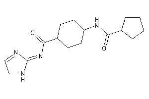 4-(cyclopentanecarbonylamino)-N-(3-imidazolin-2-ylidene)cyclohexanecarboxamide
