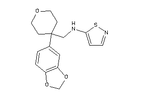 [4-(1,3-benzodioxol-5-yl)tetrahydropyran-4-yl]methyl-isothiazol-5-yl-amine