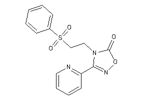 Image of 4-(2-besylethyl)-3-(2-pyridyl)-1,2,4-oxadiazol-5-one