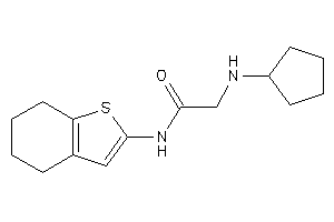 2-(cyclopentylamino)-N-(4,5,6,7-tetrahydrobenzothiophen-2-yl)acetamide