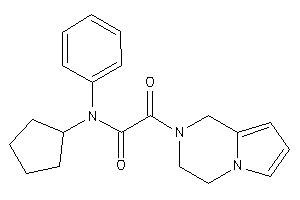 N-cyclopentyl-2-(3,4-dihydro-1H-pyrrolo[1,2-a]pyrazin-2-yl)-2-keto-N-phenyl-acetamide