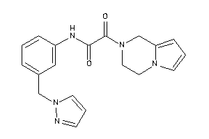 2-(3,4-dihydro-1H-pyrrolo[1,2-a]pyrazin-2-yl)-2-keto-N-[3-(pyrazol-1-ylmethyl)phenyl]acetamide