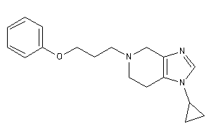 1-cyclopropyl-5-(3-phenoxypropyl)-6,7-dihydro-4H-imidazo[4,5-c]pyridine
