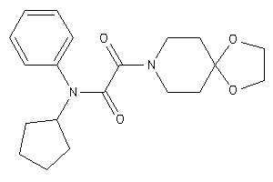 N-cyclopentyl-2-(1,4-dioxa-8-azaspiro[4.5]decan-8-yl)-2-keto-N-phenyl-acetamide