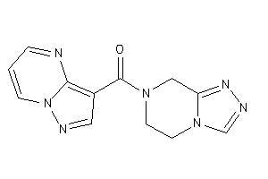 6,8-dihydro-5H-[1,2,4]triazolo[4,3-a]pyrazin-7-yl(pyrazolo[1,5-a]pyrimidin-3-yl)methanone