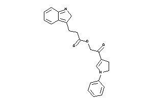 3-(2H-indol-3-yl)propionic Acid [2-keto-2-(1-phenyl-2-pyrrolin-3-yl)ethyl] Ester