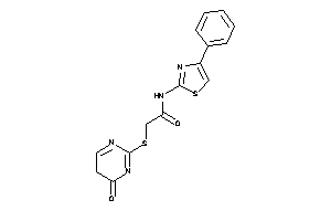 2-[(4-keto-5H-pyrimidin-2-yl)thio]-N-(4-phenylthiazol-2-yl)acetamide