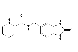 N-[(2-keto-1,3-dihydrobenzimidazol-5-yl)methyl]pipecolinamide